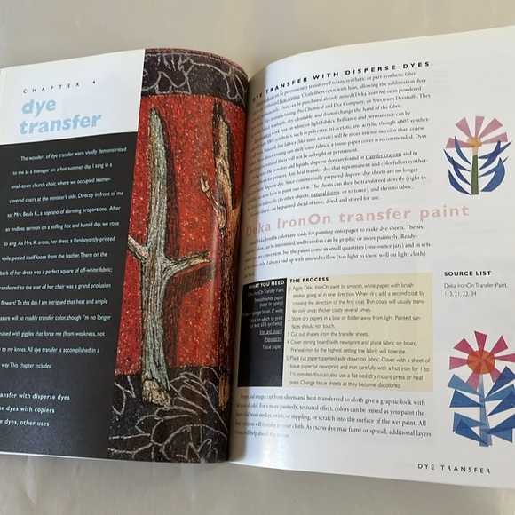 NWT Imagery on Fabric BOOK Jean Ray Laury 1997 Textile Printing Creativity - Picture 15 of 17